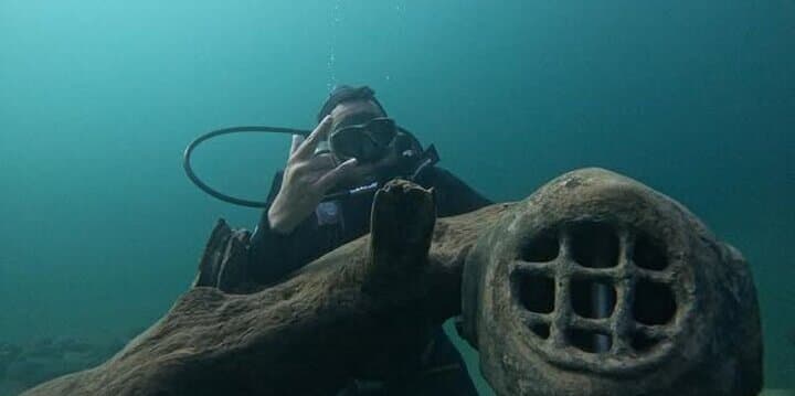 Bautismo de Buceo en Lago Moreno
